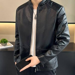 کاپشن چرم مردانه کد1001