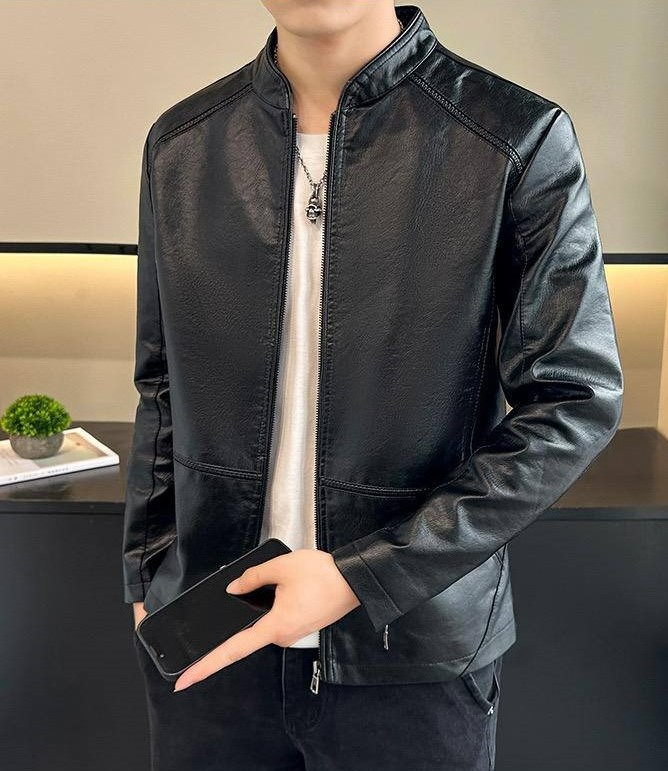 کاپشن چرم مردانه کد1001